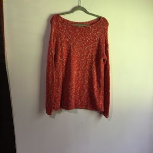 Abercrombie&Fitch red-orange long sleeve sweater